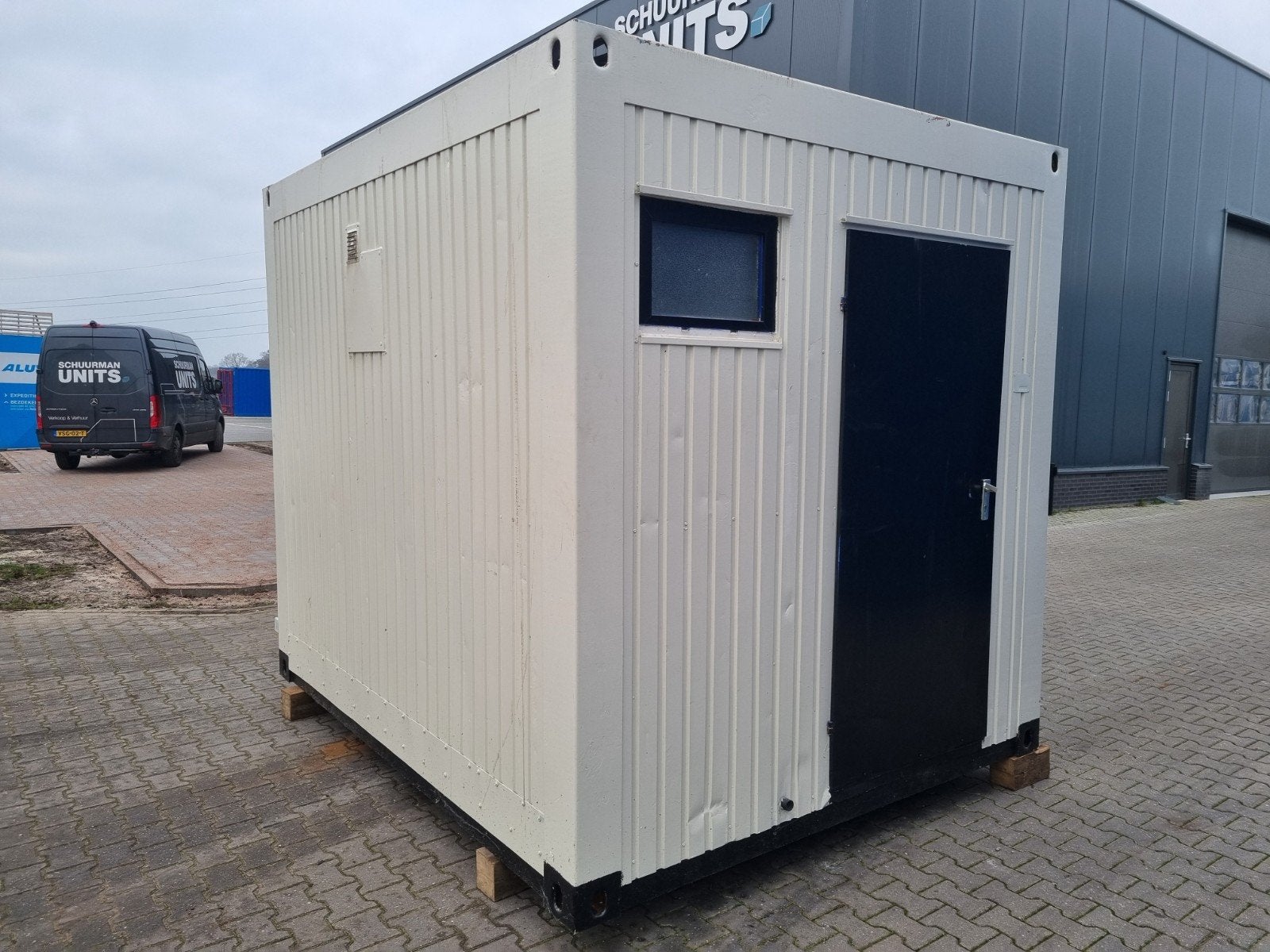 Sanitair unit, mobiele toilet unit, wc unit, Ophalen
