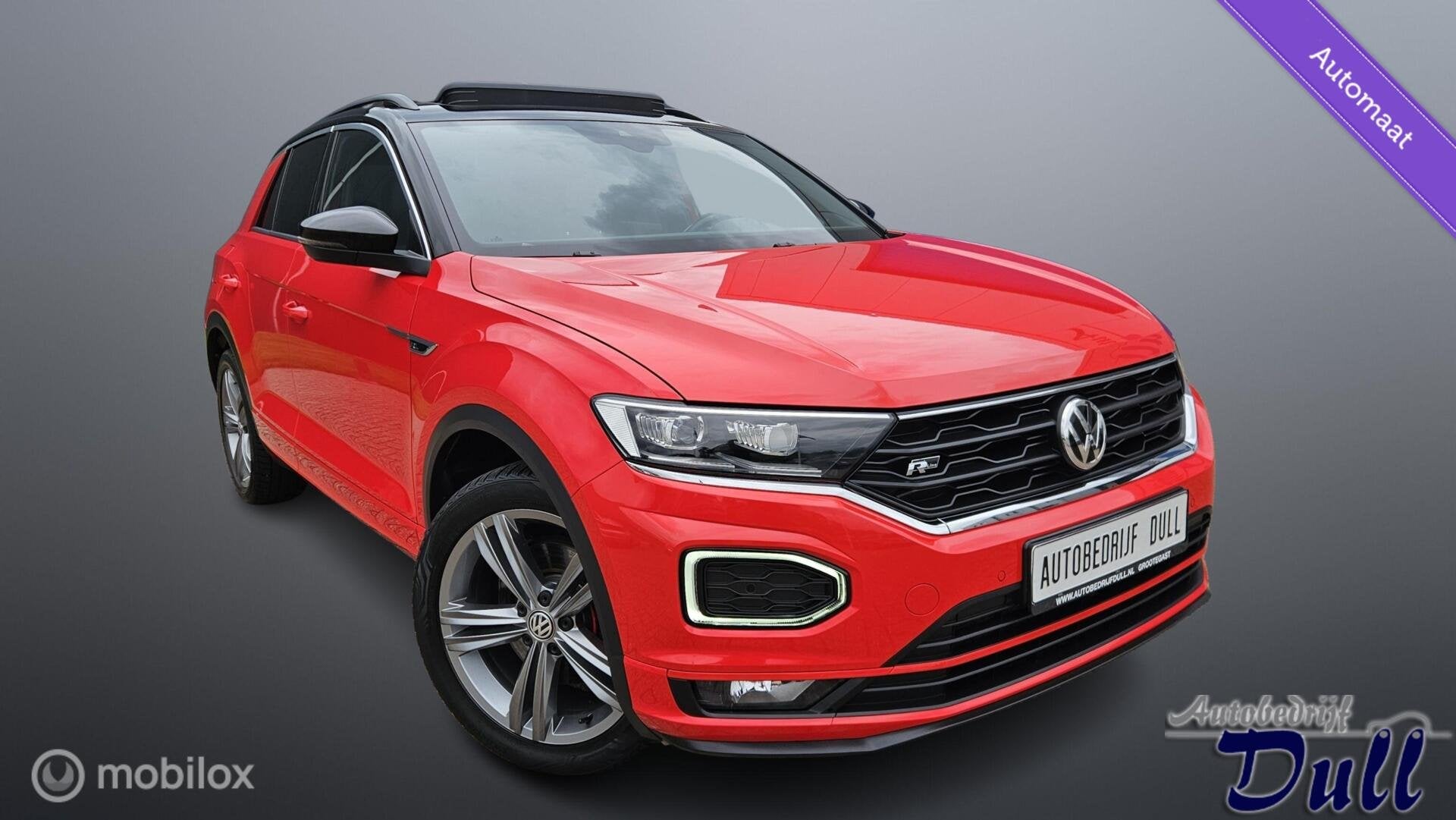 Volkswagen T-Roc 1.5 Tsi DSG R-Line Panoramadak Virtualdash!, Auto's, Volkswagen, 4 cilinders, Leder, Bedrijf, SUV of Terreinwagen