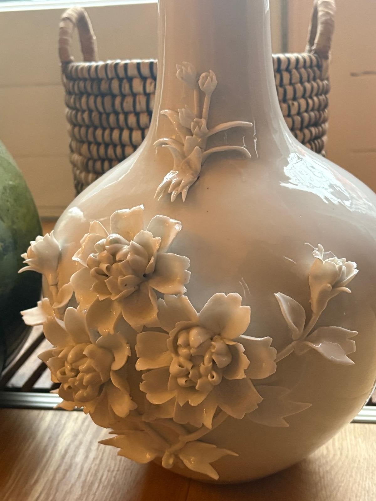 Pols Potten 3d vaas rose designobject kleur wit, Huis en Inrichting, Woonaccessoires | Vazen, Ophalen, Handgemaakt, Wit, Zo goed als nieuw