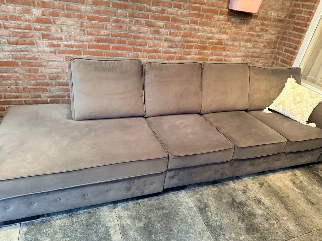 Bank, Huis en Inrichting, Banken | Bankstellen, Ophalen, Gebruikt, 75 tot 100 cm