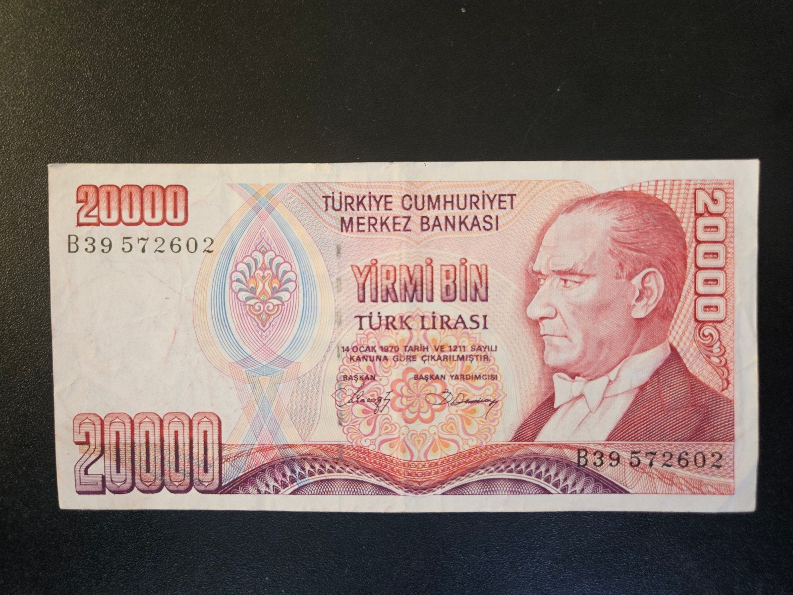 Turkije pick 201a 1988, Verzenden, Overige landen, Los biljet