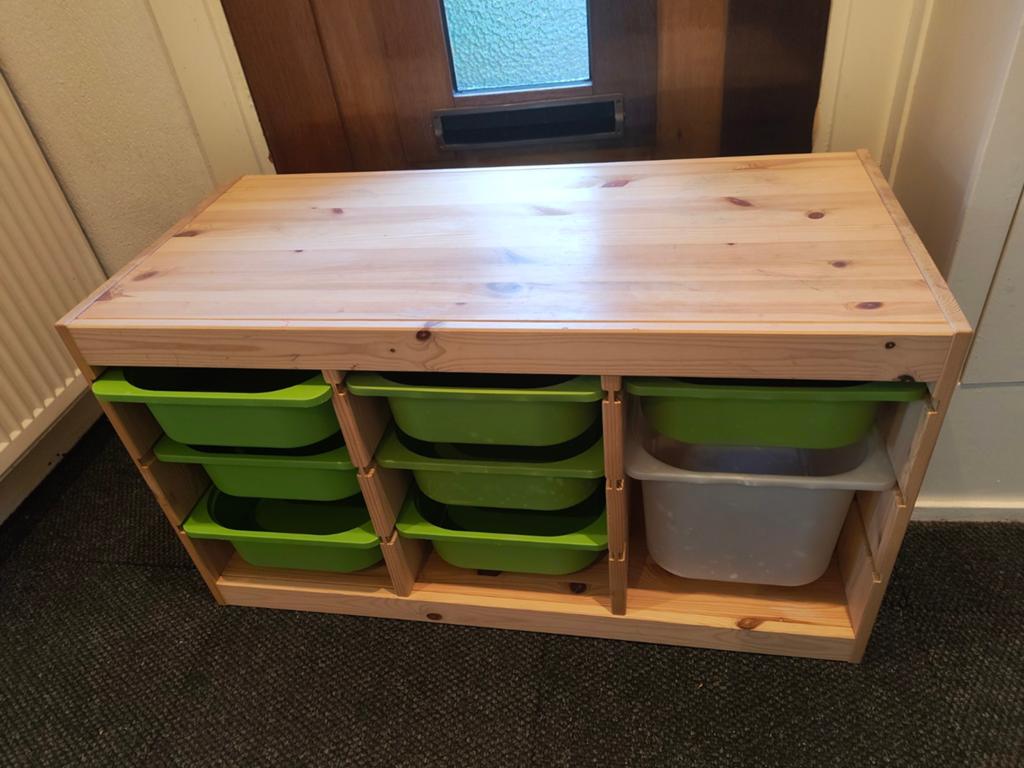 Ikea trofast grenen, Ophalen, Gebruikt, 75 tot 100 cm, Minder dan 50 cm