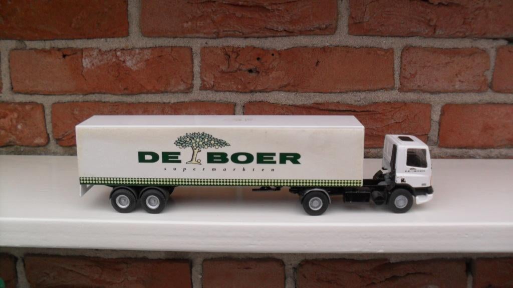 Lion  Toys  Daf  75  van  De  Boer  Supermarkten., Ophalen of Verzenden, Zo goed als nieuw, Bus of Vrachtwagen, Lion Toys