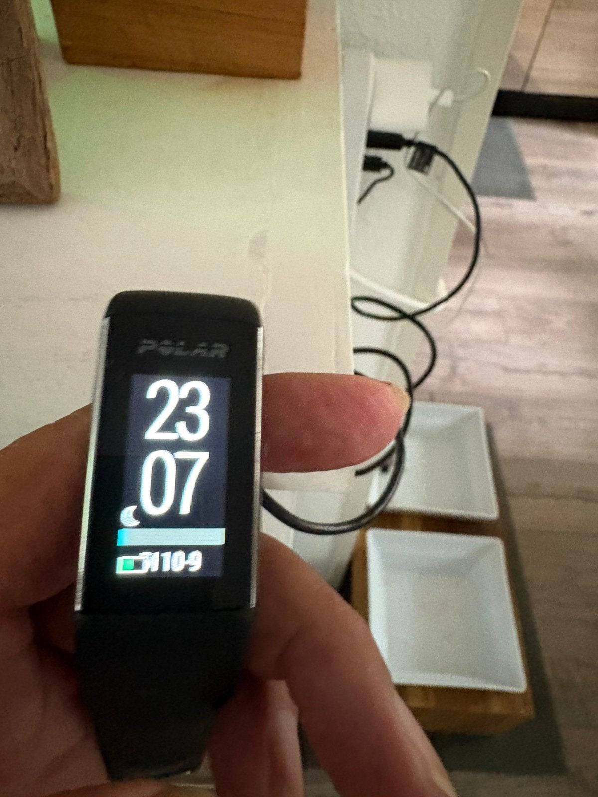 Polar horloge A 360 maat M, Hartslag, Zwart, Ophalen of Verzenden, Zo goed als nieuw