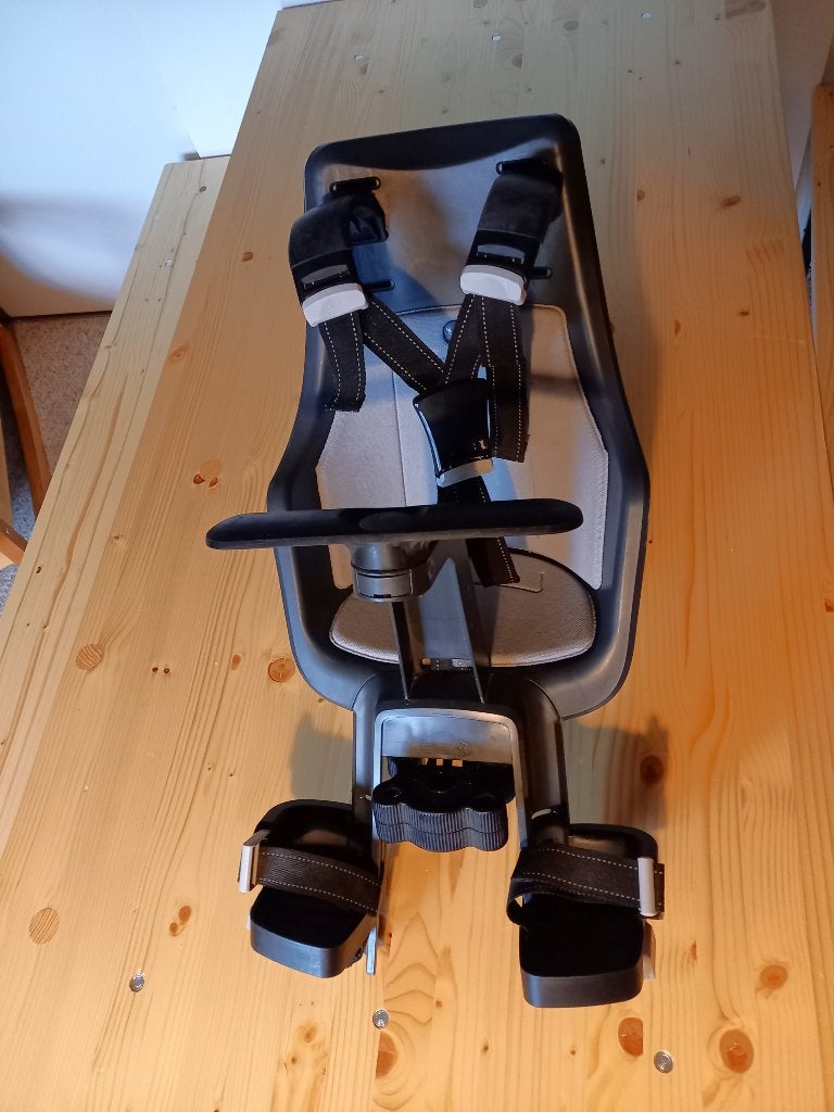 Fietsstoelje Bobike Mini City 9-15kg (voorzitje), Voetsteuntjes, Ophalen of Verzenden, Zo goed als nieuw, Bobike Go Mini voorzitje