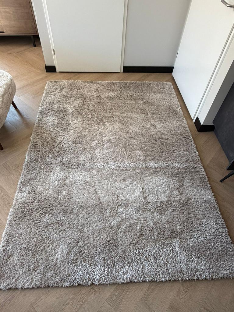 Taupe/ brons kleur vloerkleed Kwantum als nieuw 160x230 cm, Huis en Inrichting, Stoffering | Tapijten en Kleden, Ophalen, Beige