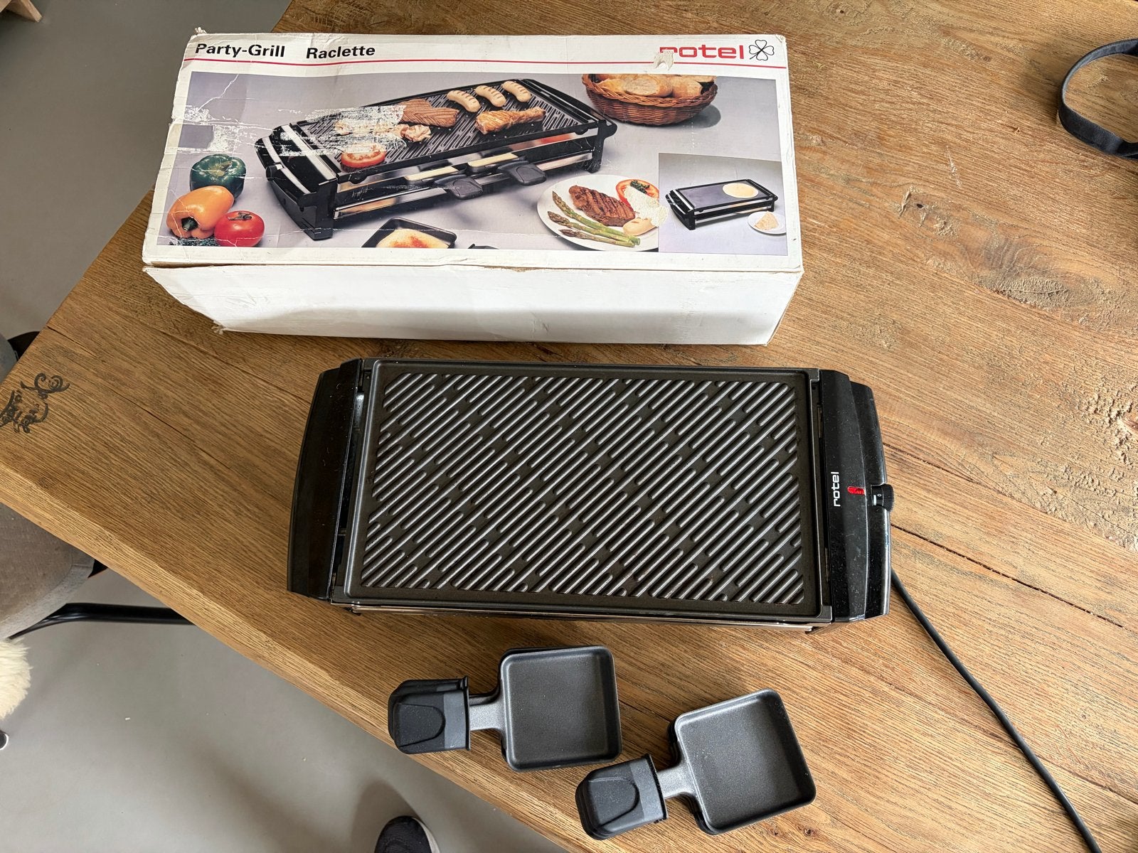 Rotel Party-Grill Raclette, Ophalen of Verzenden, Gebruikt, 4 t/m 7 personen