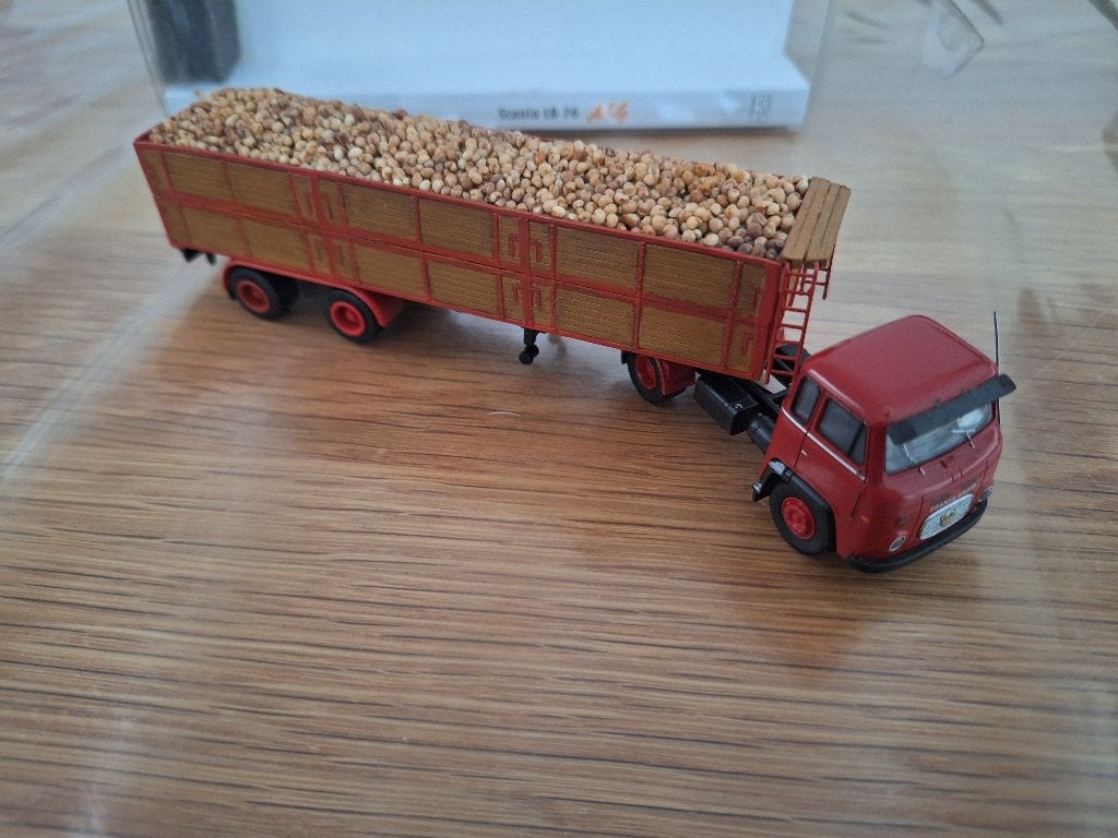 Brekina Scania Vobis Bietenvervoer, Ophalen, Zo goed als nieuw, Bus of Vrachtwagen, Brekina