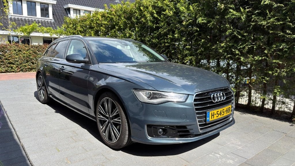 Audi A6 1.8 Tfsi Ultra AV S-tr 140KW 2015 Blauw, Auto's, 1610 kg, Blauw, Alcantara, Stationwagon