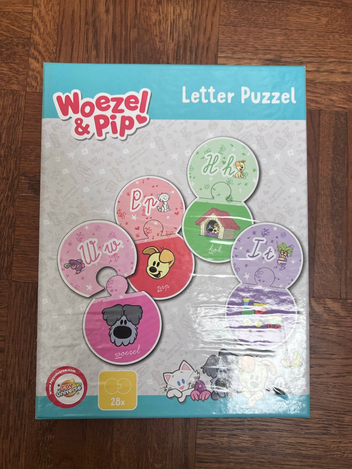 Woezel & Pip Letter Puzzel - Leerzaam Speelgoed, Ophalen of Verzenden, Zo goed als nieuw, Puzzelen