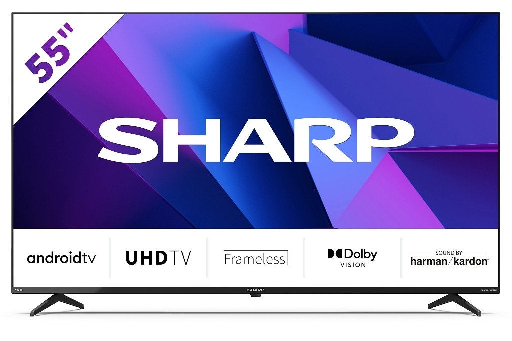 TV SHARP 55FN2EA LED LCD, Ophalen, 50 Hz, LCD, Zo goed als nieuw