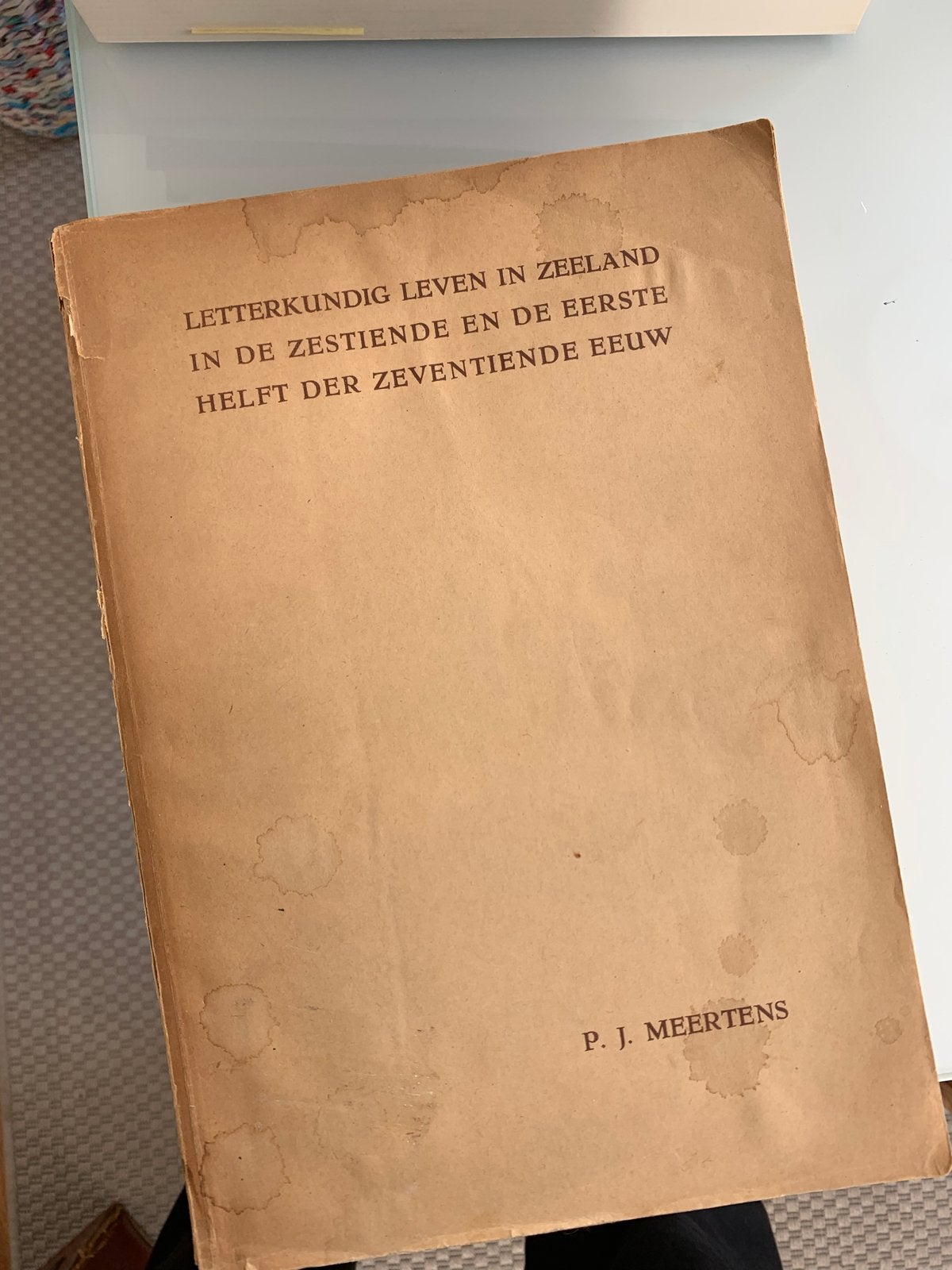 Letterkundig Leven in Zeeland - P.J. Meertens, Ophalen of Verzenden, Gelezen, Nederland