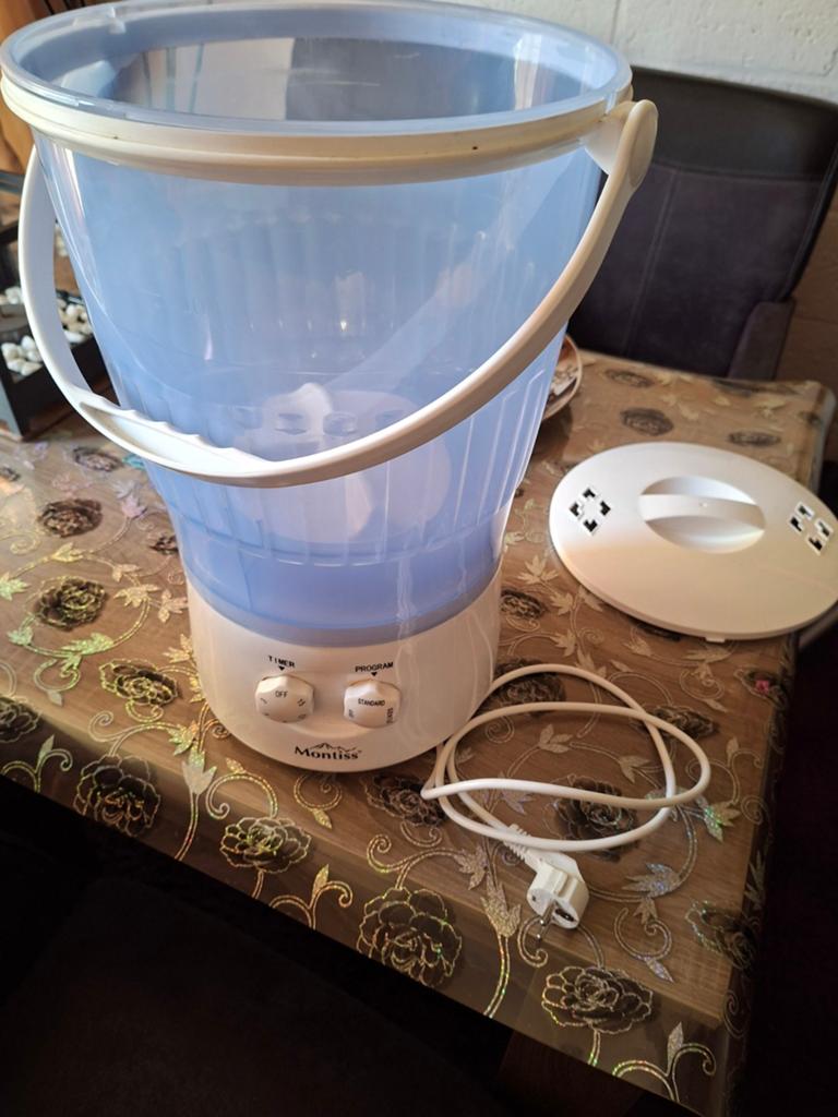 Montiss Mini Wasmachine - Compact en Draagbaar, Ophalen of Verzenden, Gebruikt