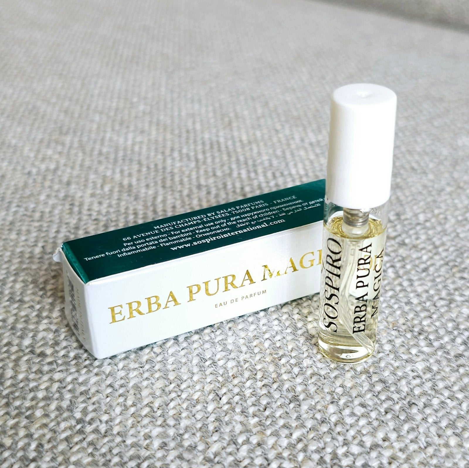 NU €10 ‼️ Sospiro Erba Pura Magica eau de parfum, Ophalen of Verzenden, Nieuw, Miniatuur