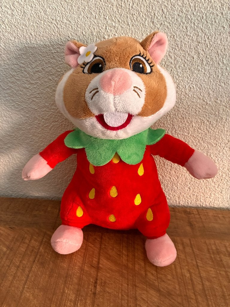 Efteling hamster knuffel aardbei. ZGAN. Meer op FOTO's., Albert Heijn, Ophalen of Verzenden