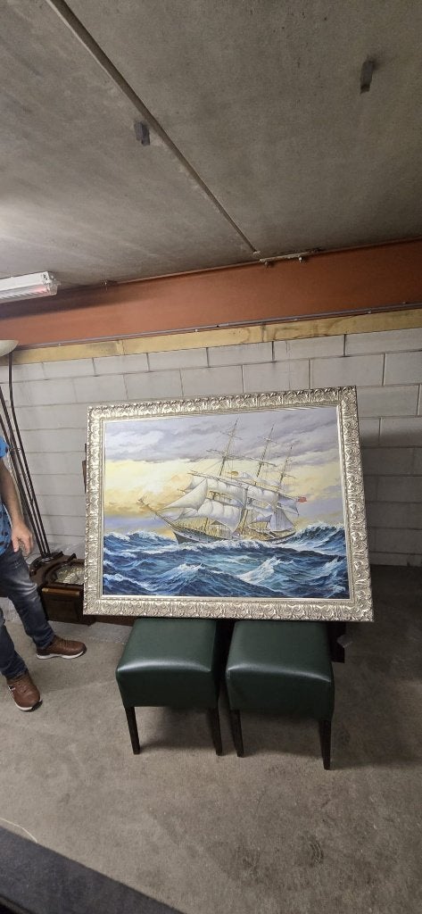 oil painting, Antiek en Kunst, Kunst | Schilderijen | Klassiek, Ophalen