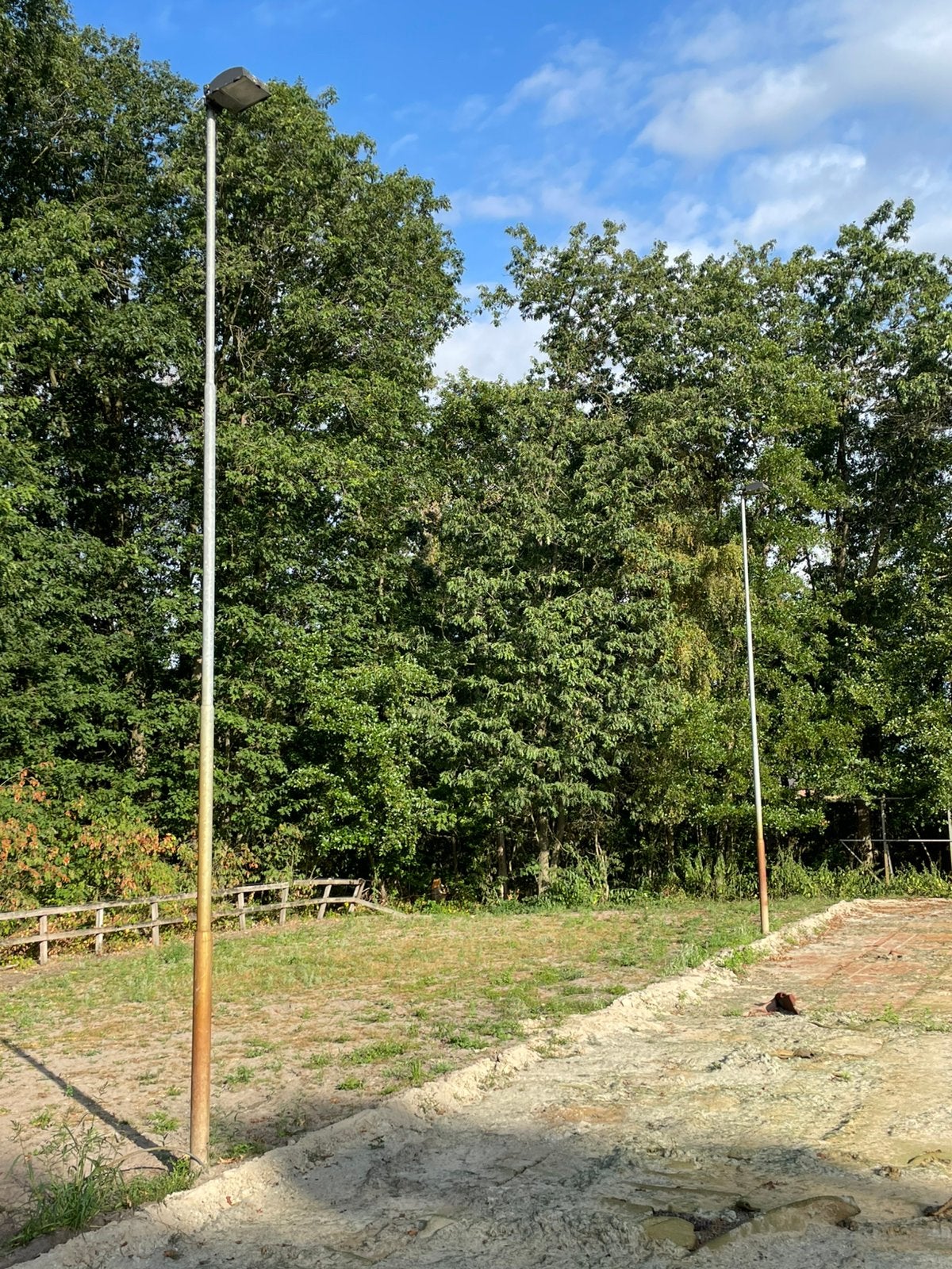 Lantaarnpaal / lichtmast met halogeenlampen 3 stuks - 10 mtr, Dieren en Toebehoren