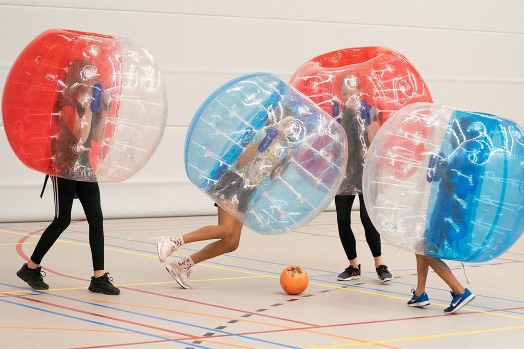 bubbelvoetbal / bumpervoetbal huren, Ophalen of Verzenden, Zo goed als nieuw, Overige