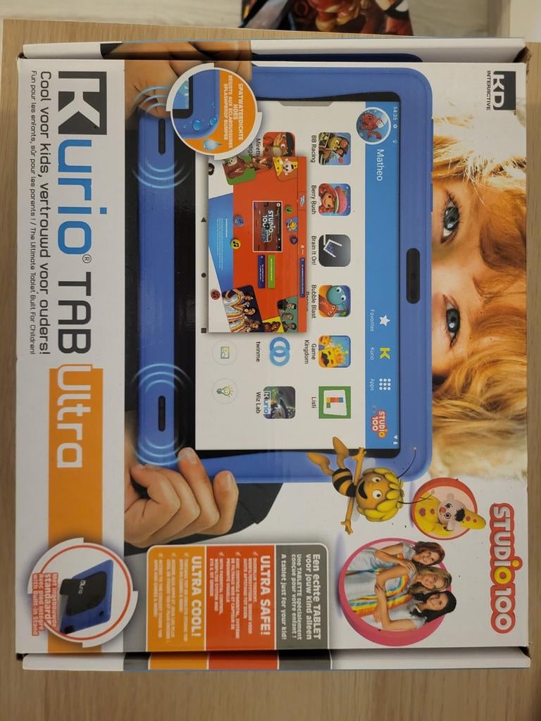 Kurio Tab Ultra Studio 100 kindertablet met hoes, Kurio, Gebruikt, Tab Ultra Studio 100, Ophalen of Verzenden