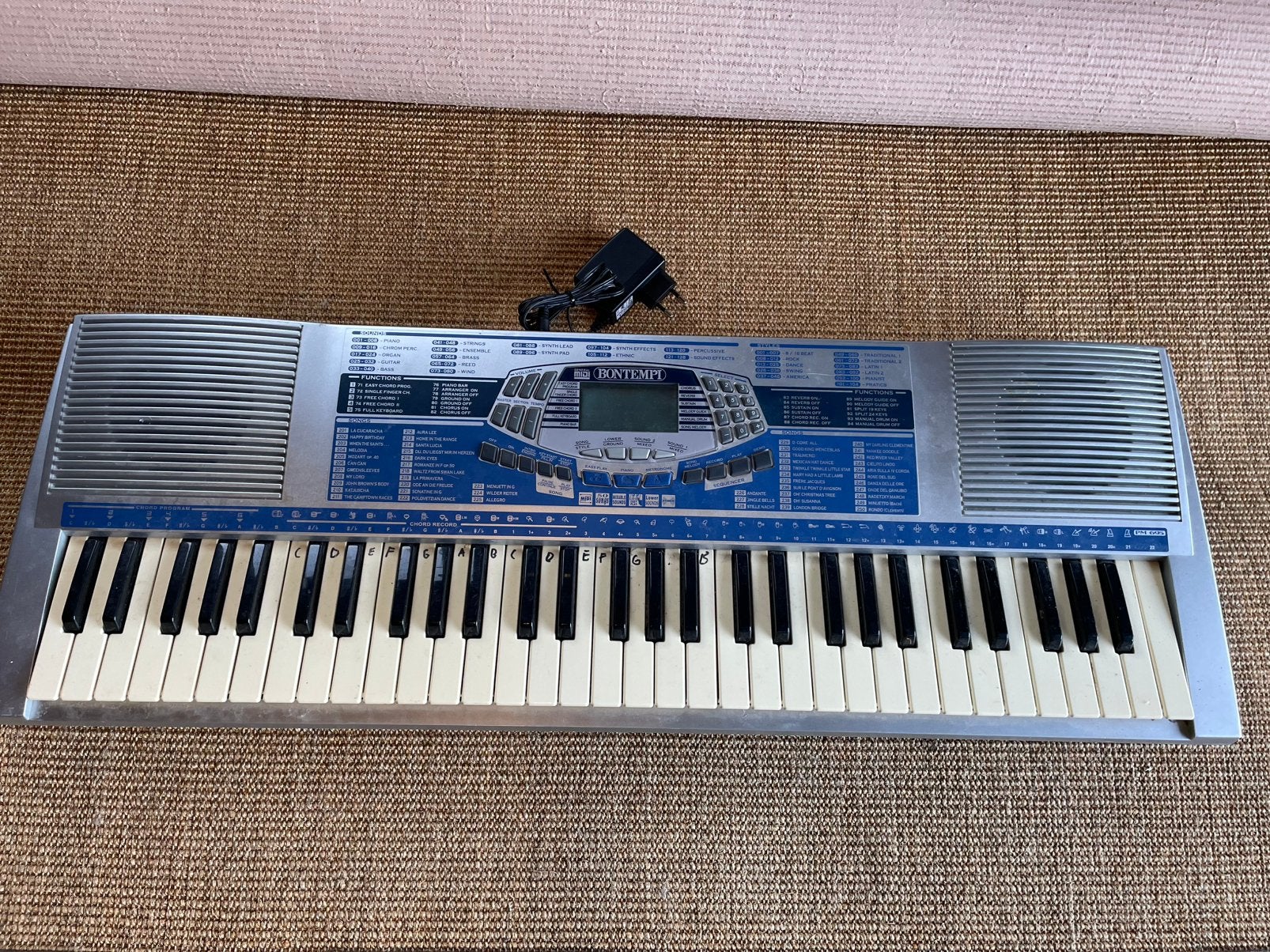 BONTEMPI PM 695 KEYBORD, Ophalen of Verzenden, Zo goed als nieuw, 61 toetsen, Overige merken