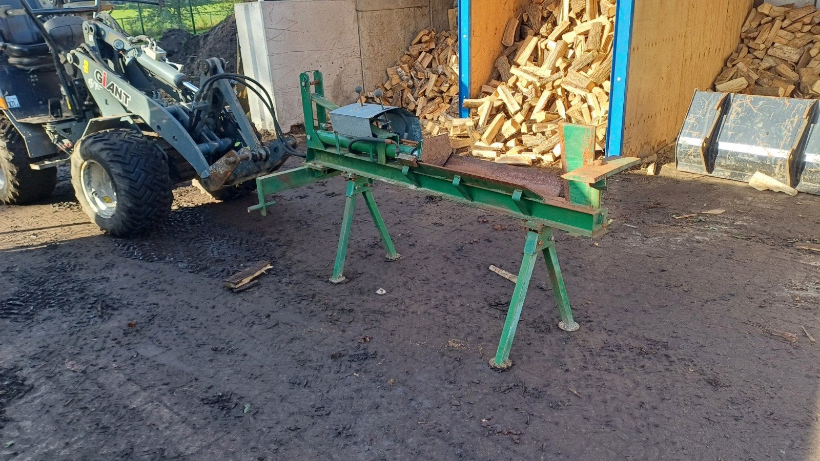 Kellfri 7 tons kloofmachine, Ophalen of Verzenden, Gebruikt, Liggend, Kellfri