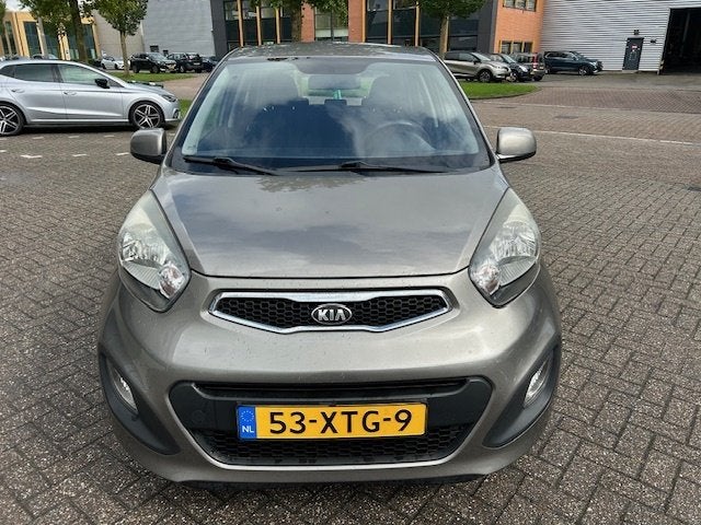 Kia Picanto 1.0 CVVT Comfort P. AIRCO ELEKT-PKKT NAP!, Euro 5, Stof, Gebruikt, Emergency brake assist