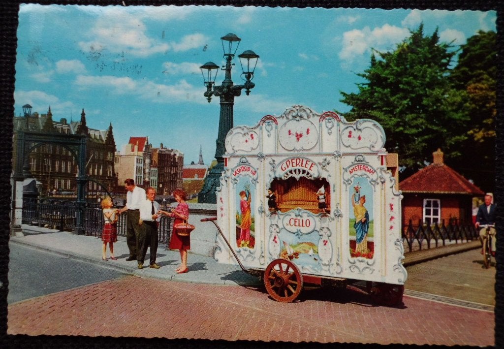 Draaiorgel 4 - Cello - G Perlee - Amsterdam, Ophalen of Verzenden, 1960 tot 1980, Gelopen, Noord-Holland