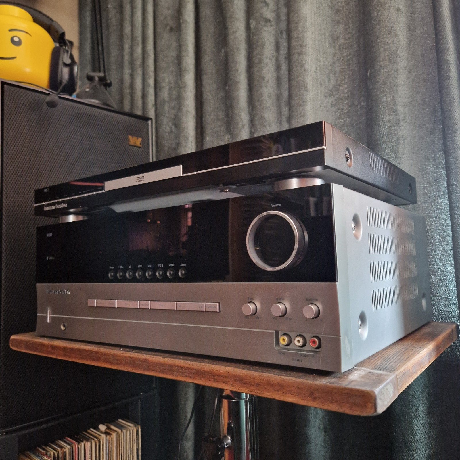 Harman/Kardon HK 3480 Receiver en DVD 22 Speler, Gebruikt, 120 watt of meer, Stereo, Ophalen