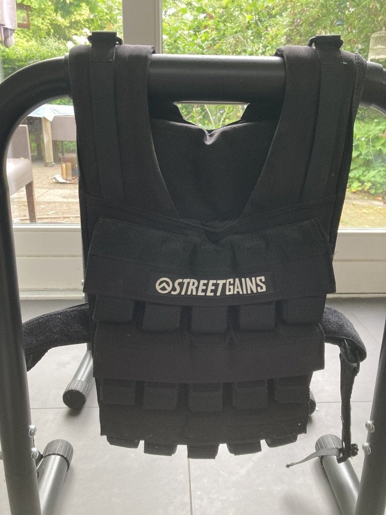 Verstelbaar gewichtsvest Streetgains 1-30 kg, Ophalen, Zo goed als nieuw, Buik, Overige typen