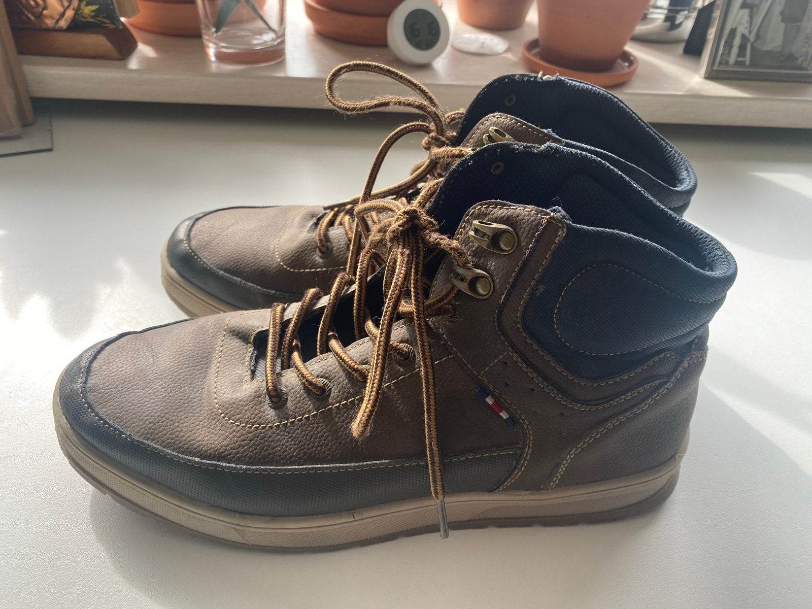 Mooie Checker schoenen maat 41, nette staat, Ophalen of Verzenden, Gedragen, Bruin, Boots