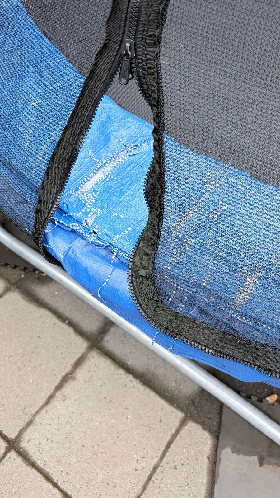 Trampoline met veiligheidsnet - Gebruikt, Ophalen, Gebruikt