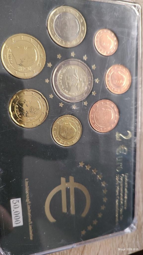 Belgische Euro Muntset mix + spec.2 euro 2008 unc, Ophalen of Verzenden, België, Overige waardes, Setje