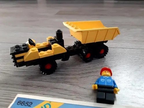 lego construction truck set 6652, Kinderen en Baby's, Lego, Ophalen of Verzenden, Zo goed als nieuw, Complete set