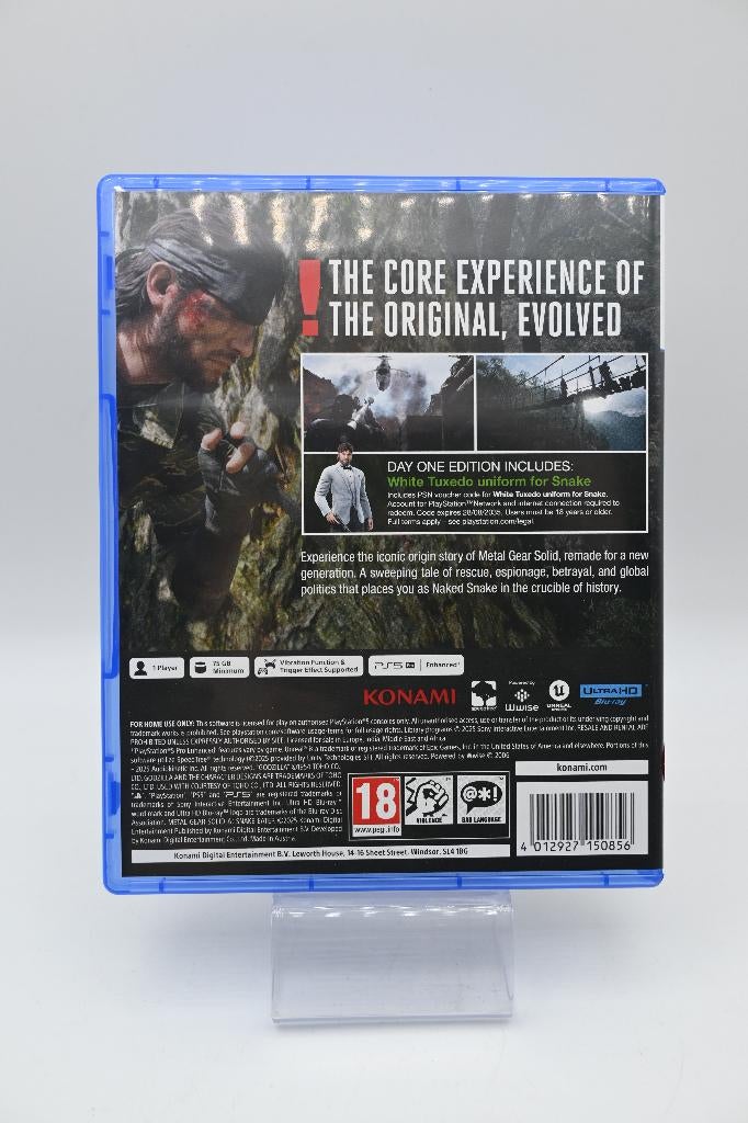 Metal Gear Solid Snake Eater day One Edition, Molenstraat 35, Nieuw, Ophalen of Verzenden, Buy&sell