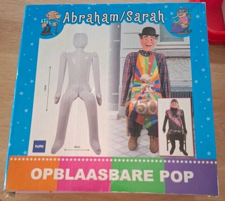 Abraham/ Sarah pop opblaasbaar, Ophalen of Verzenden, Nieuw