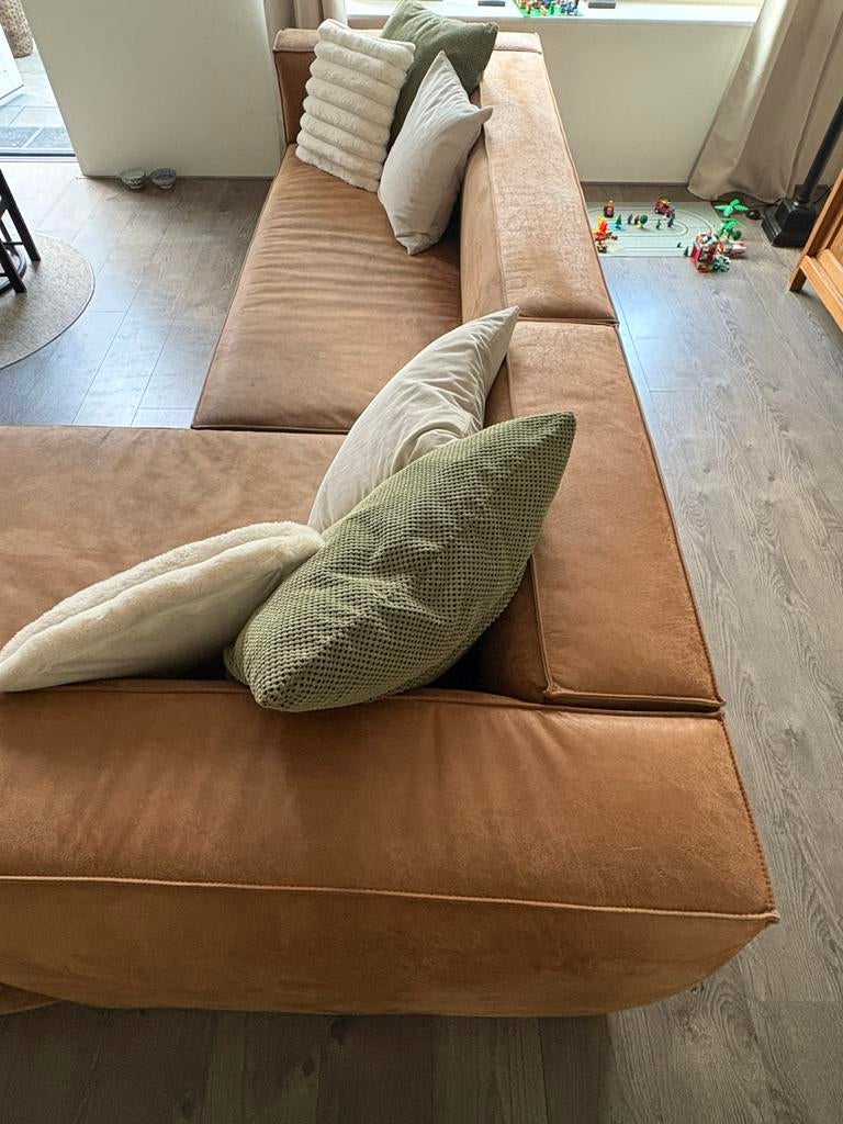 Woood Bean bank, Huis en Inrichting, Banken | Bankstellen, Ophalen, Gebruikt, Hoekbank, Stof