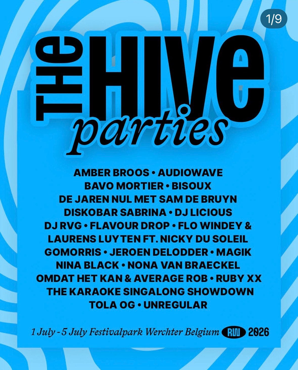 Camping tickets voorterrein the Hive Werchter, Meerdaags