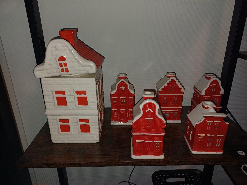 postcodeloterij huisjes, Diversen, Kerst, Ophalen, Zo goed als nieuw