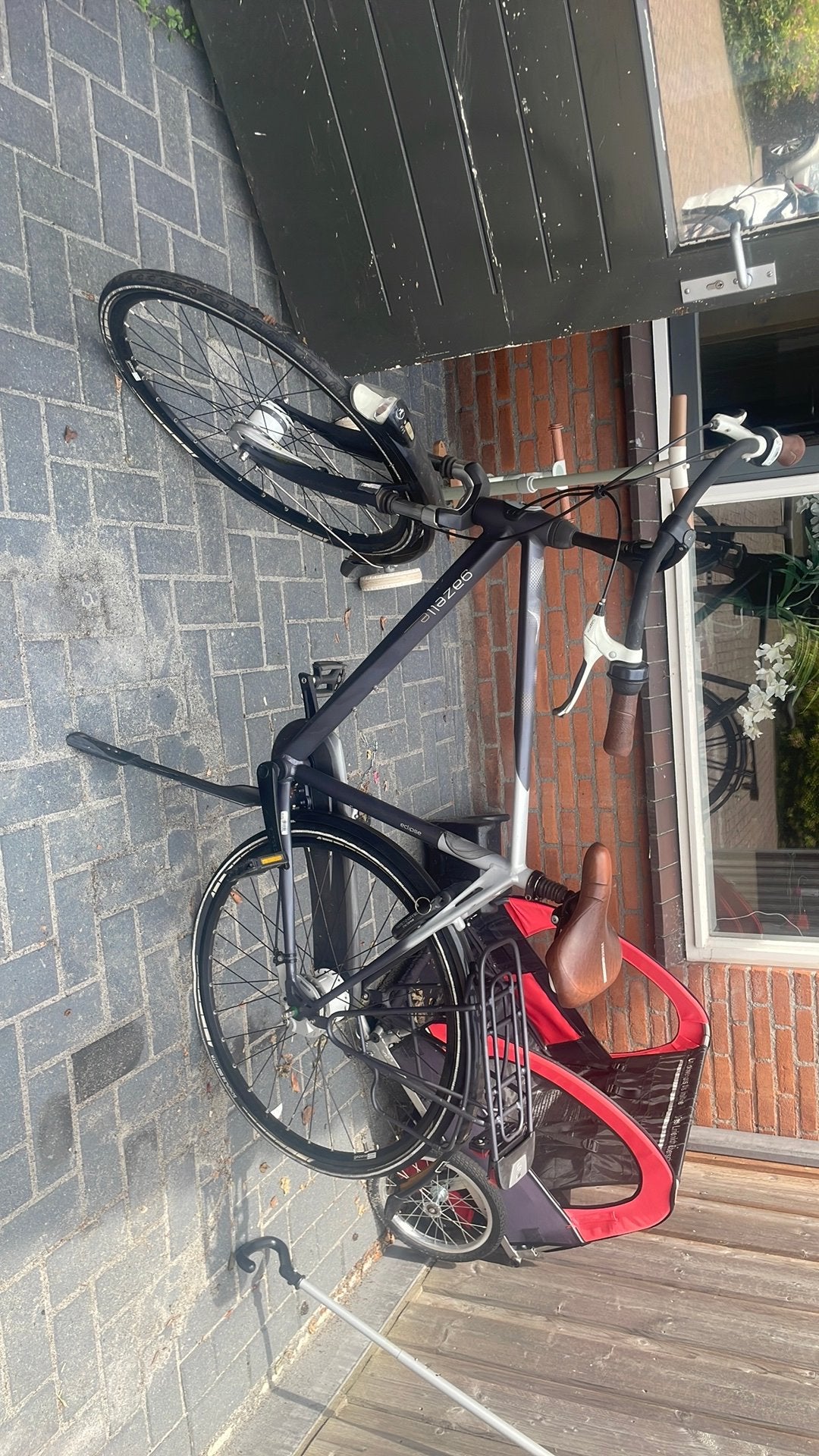 Gazelle fiets 2 lekke banden, Versnellingen, Ophalen of Verzenden, Schijfrem, Gazelle