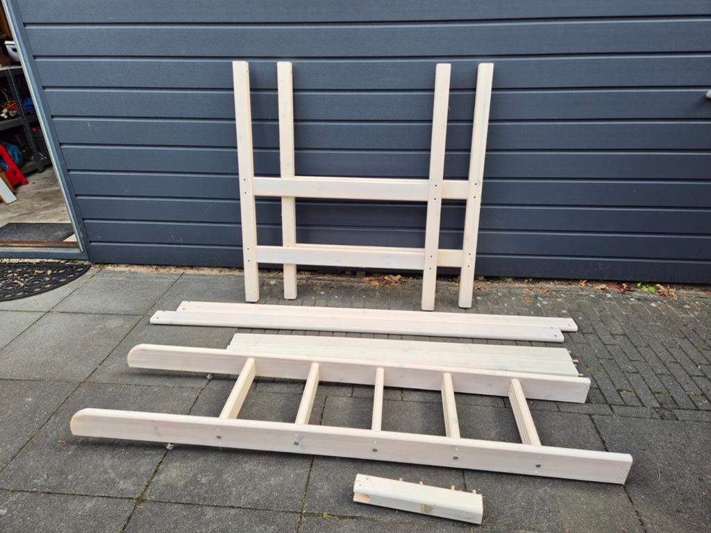 Flexa bedverhoger voor Flexabed 90x200, Ophalen, 180 cm of meer, 85 tot 100 cm