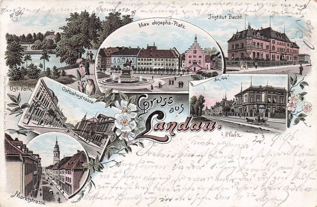 703-108-015 Landau, Verzenden, Voor 1920, Duitsland