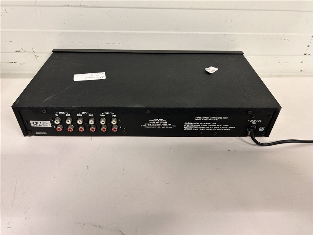 A7522. Realistic Equalizer, Ophalen of Verzenden, Gebruikt, 120 watt of meer, Overige merken