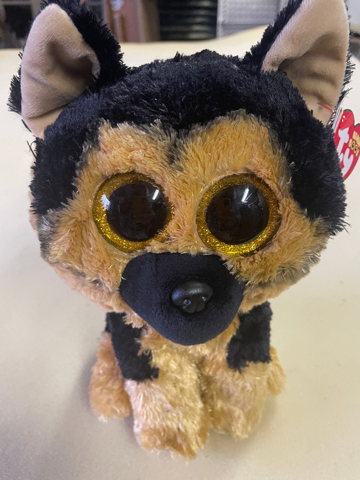 Ty Beanie Boos Spirit Duitse Herder Knuffel, Overige karakters, Middelgroot (20 tot 80 cm), Bruin, Ty