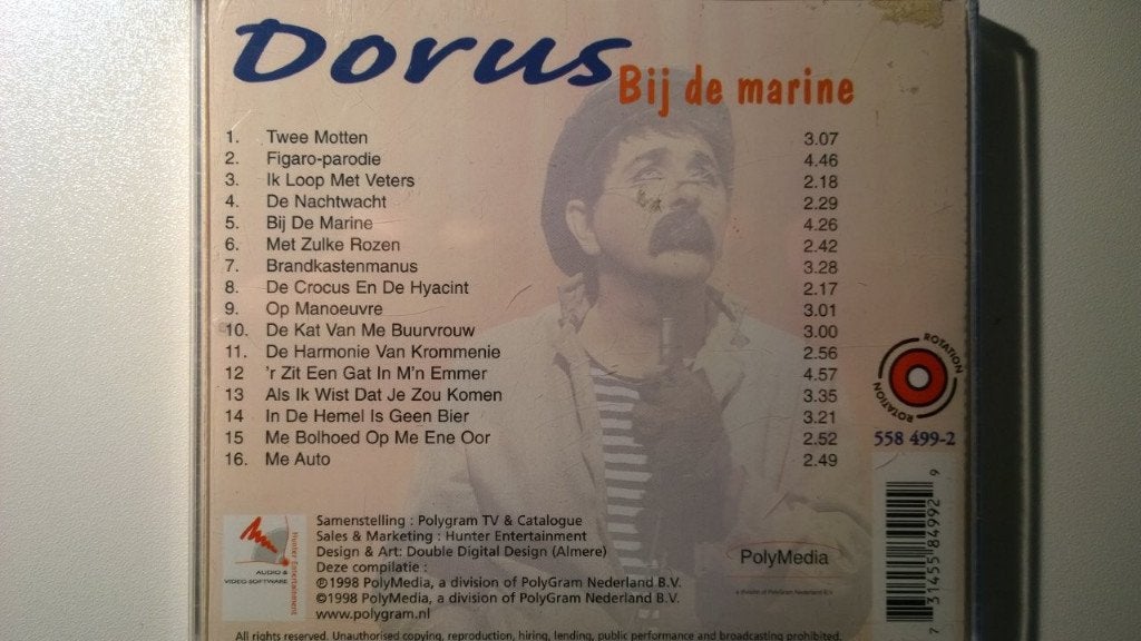 Dorus - Bij De Marine, Ophalen of Verzenden, Zo goed als nieuw, Pop, Album