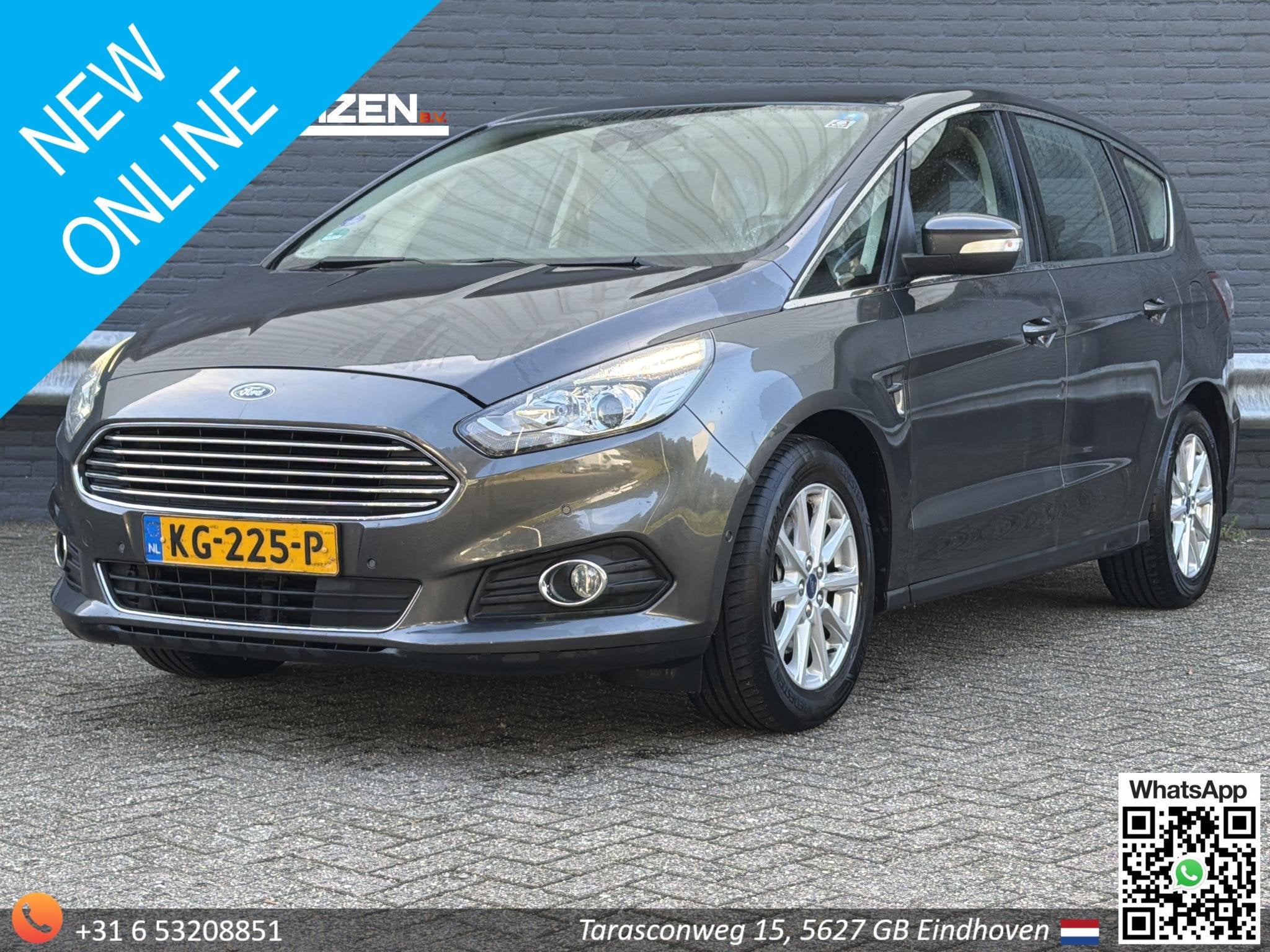 Ford S-Max 1.5 Titanium | Cruise | Climate | Navi | Stoelver, Auto's, Voorwielaandrijving, Euro 6, 4 cilinders, 160 pk