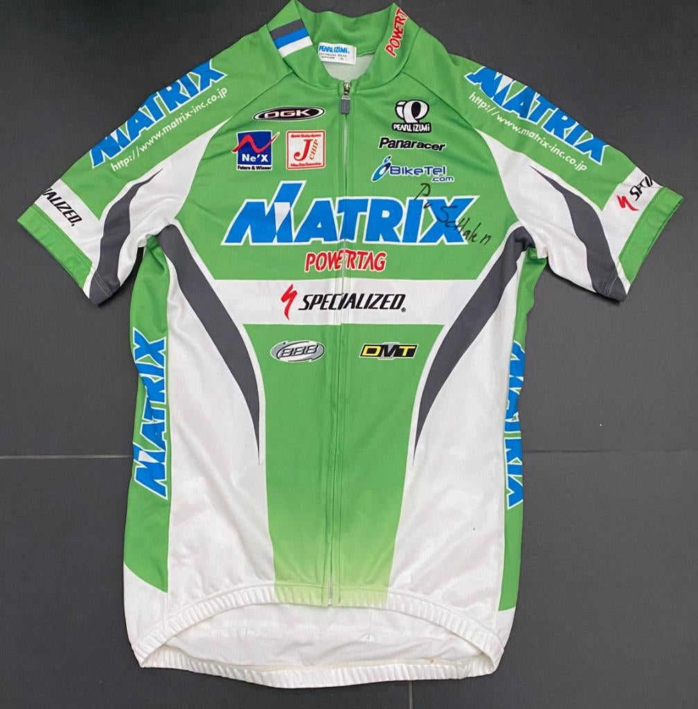 Wielershirt MATRIX-POWERTAG – PAUL VAN SCHALEN gesigneerd, Ophalen of Verzenden, Zo goed als nieuw, Overige typen