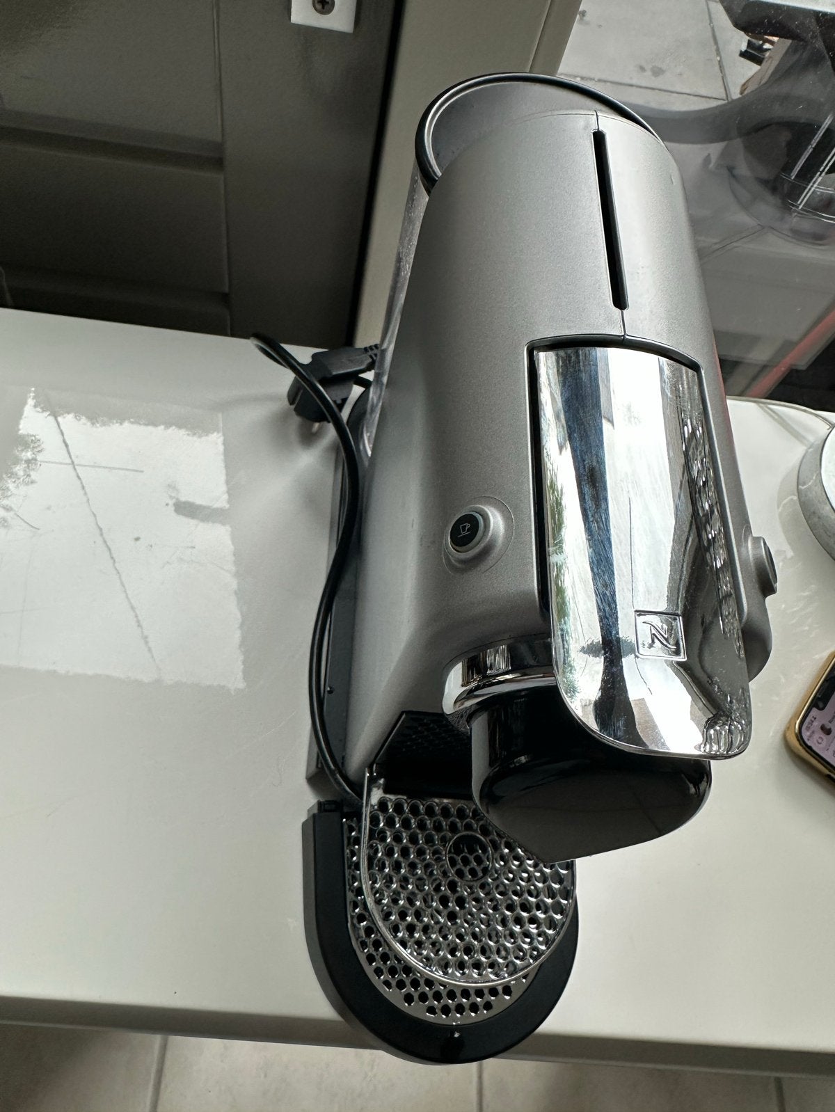 Nespresso Citiz  Koffiemachine - Zilver, Espresso apparaat, Ophalen of Verzenden, Zo goed als nieuw, 1 kopje