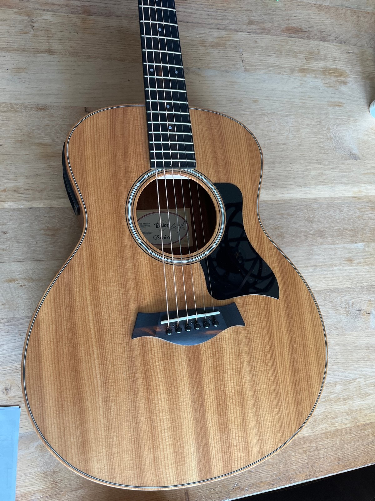 Taylor GS Mini-e Rosewood akoestische gitaar met element, Ophalen, Zo goed als nieuw, Western- of Steelstringgitaar, Met (piezo-)element