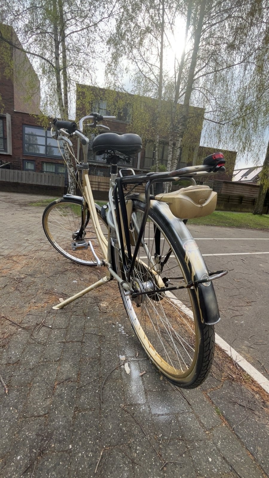 Damesfiets met lage instap - Gebruikt, Terugtraprem, Ophalen, Overige merken, 53 tot 56 cm
