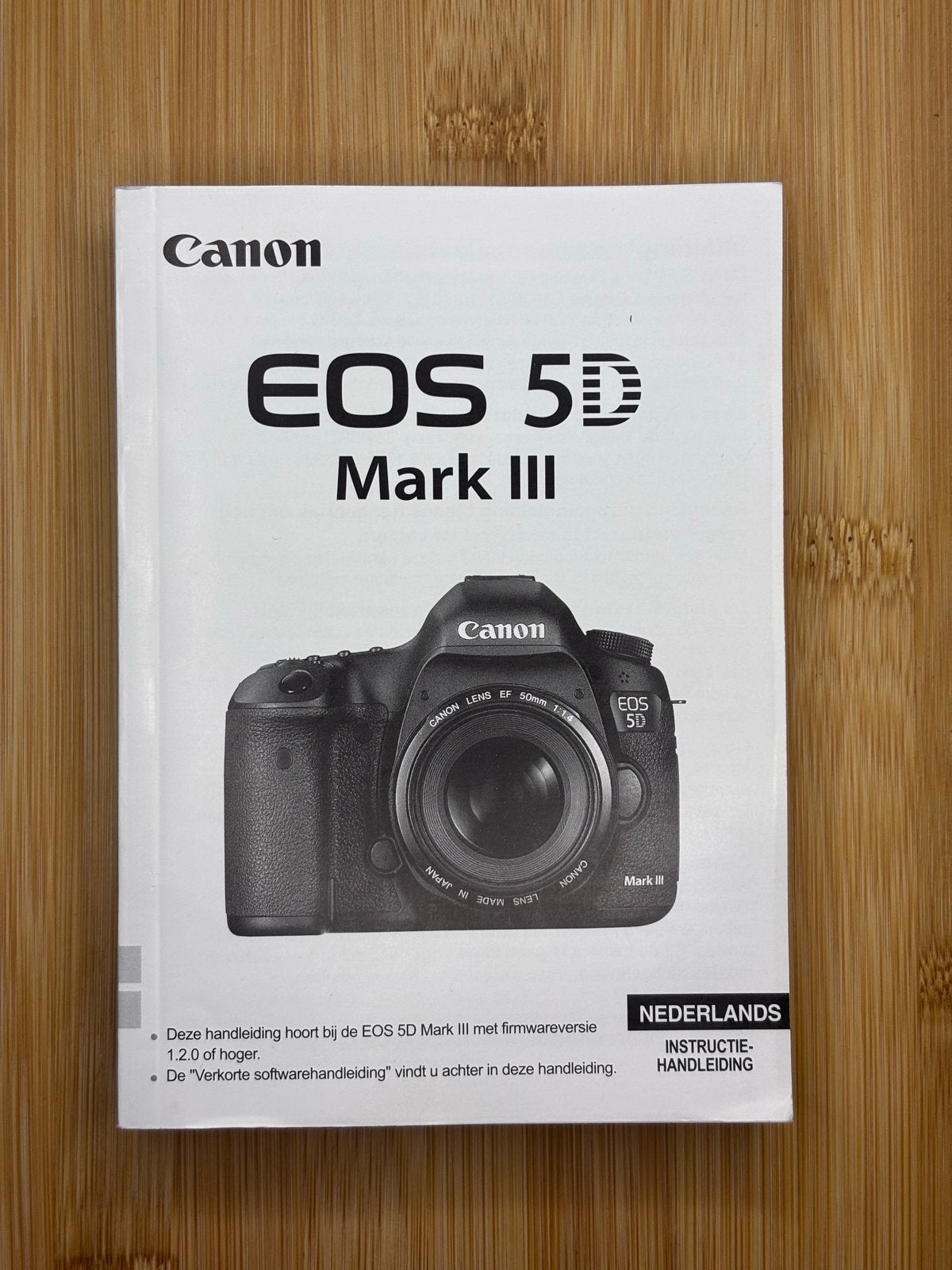 Canon EOS 5D Mark III Handleiding (Nederlands)